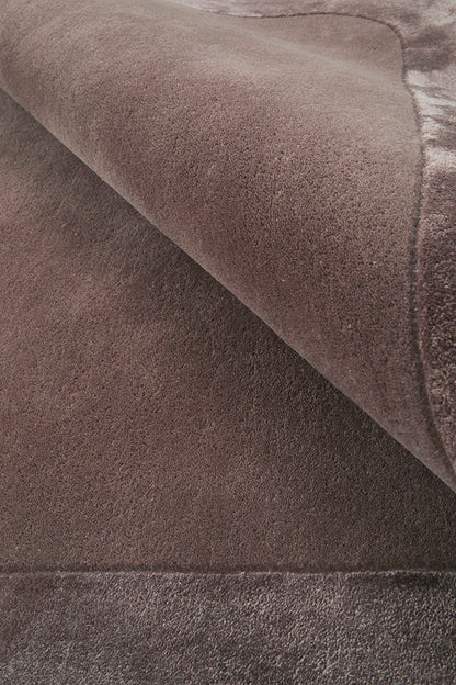Hunter Grape Wool-Viscose Runner Rug Rug Culture