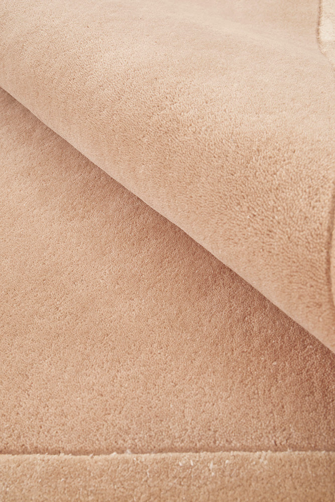 Hunter Nude Wool-Viscose Runner Rug Rug Culture