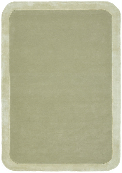 Hunter Sage Wool-Viscose Rug Rug Culture