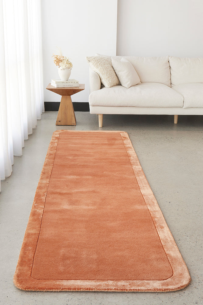 Hunter Spice Wool-Viscose Runner Rug Rug Culture