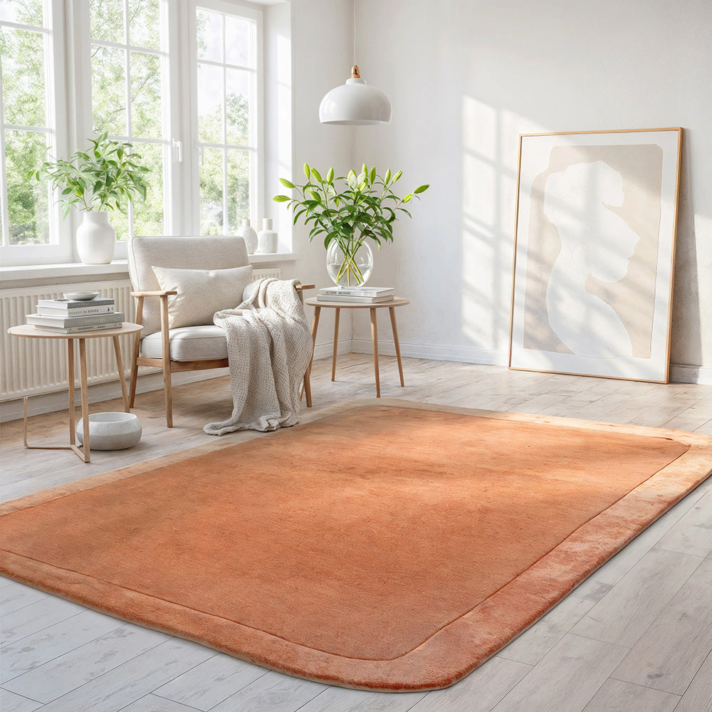Hunter Spice Wool-Viscose Rug Rug Culture