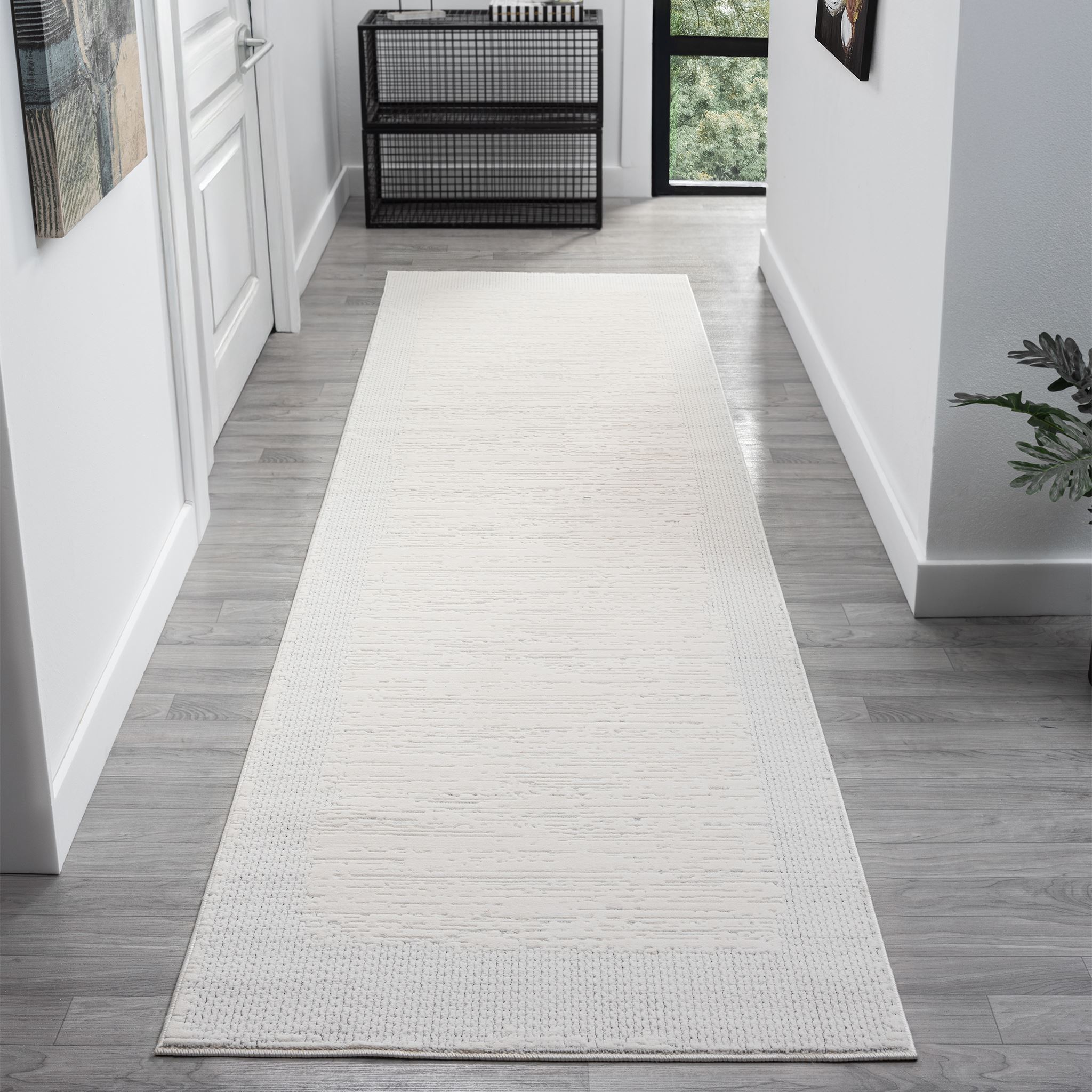 Lavisher 715 Ivory Runner Soft touch Rug Saray Rugs