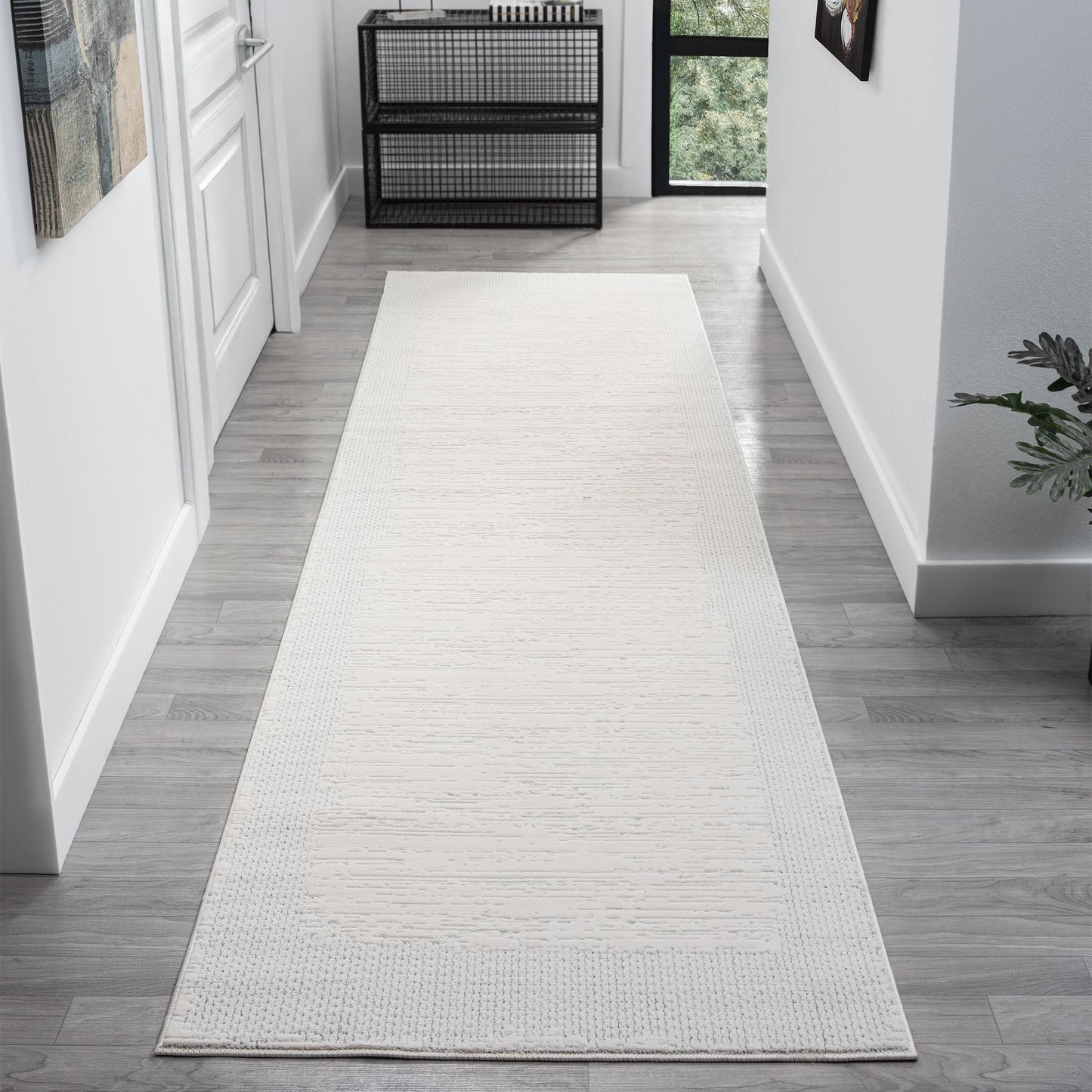Lavisher 715 Ivory Runner Soft touch Rug Saray Rugs