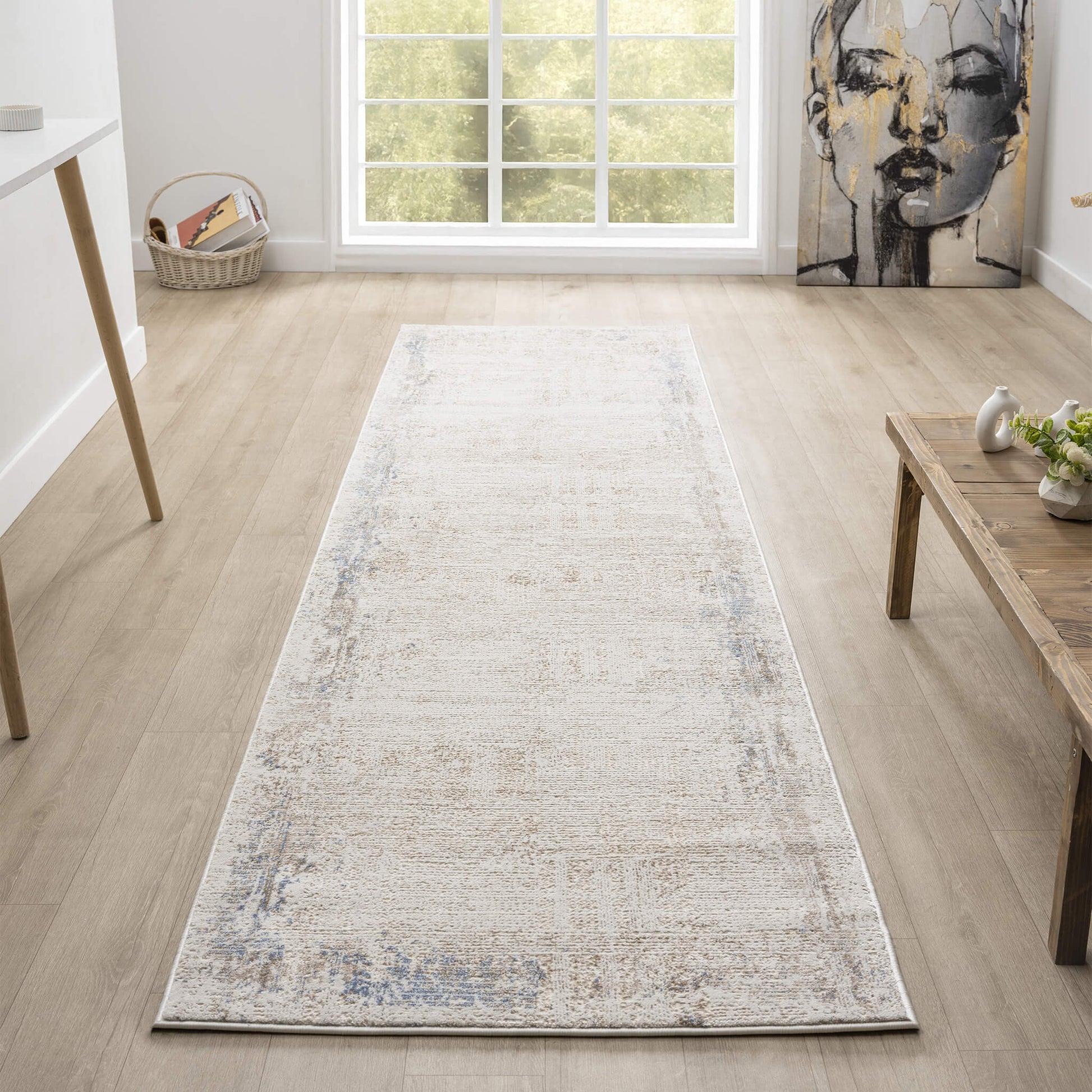 Luxley 580 Ivory Runner Saray Rugs
