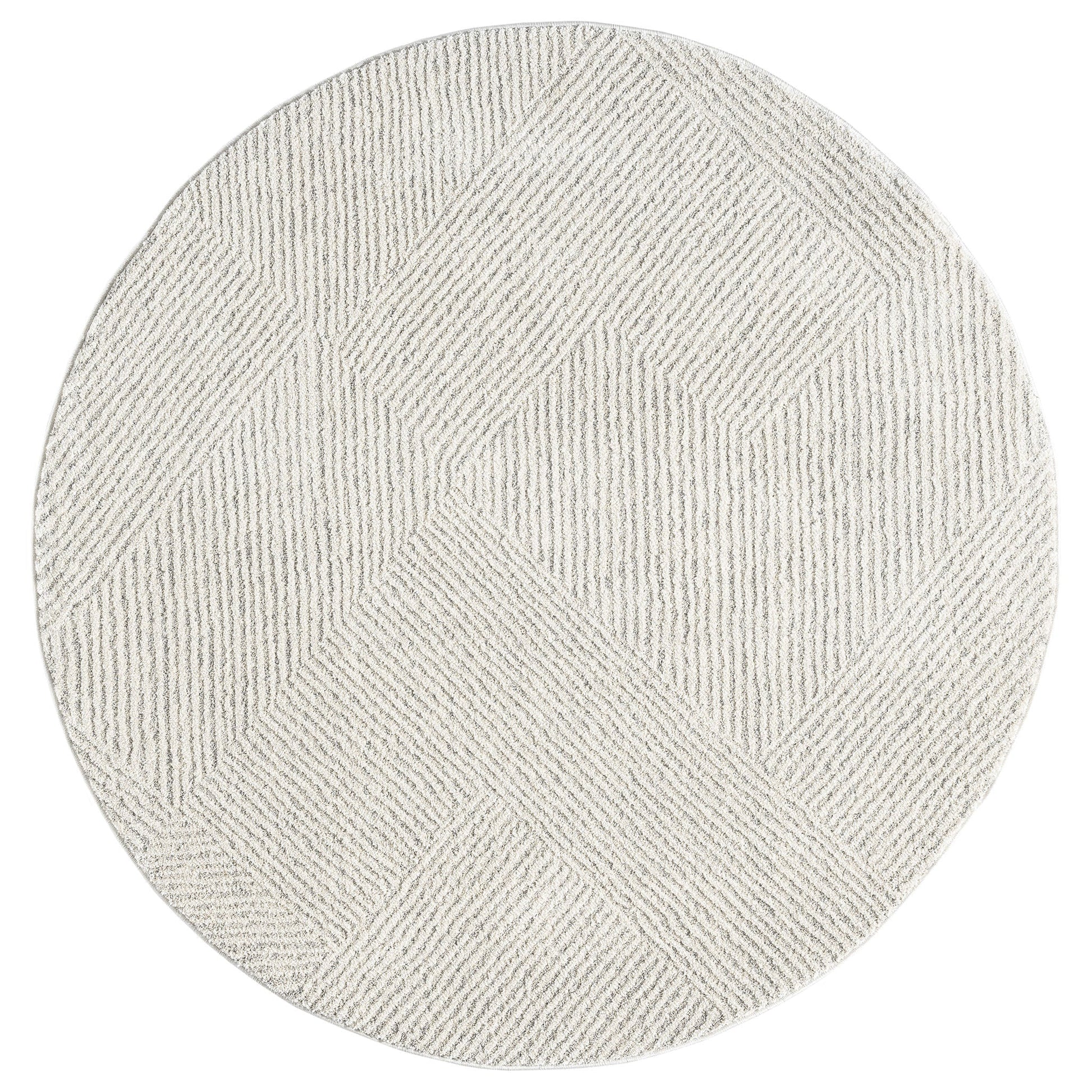 Nature 495 Sand Round Saray Rugs