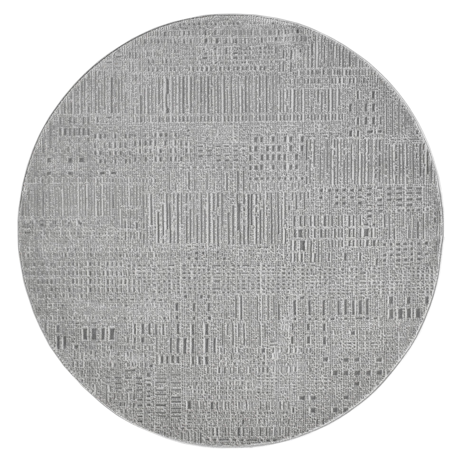 Nobelle 779 Slate Round Rug Saray Rugs