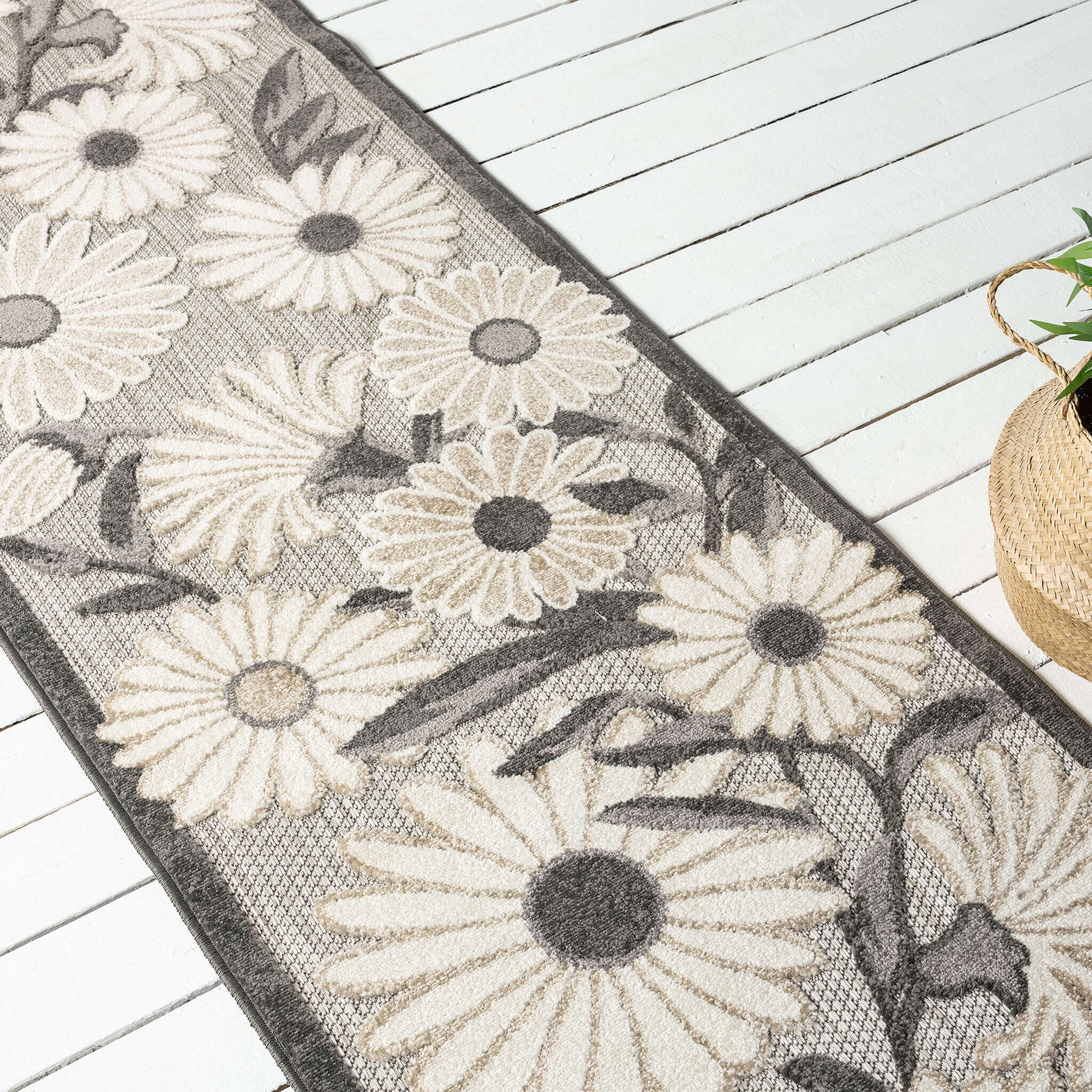 Paradise 537 Silver Runner Saray Rugs