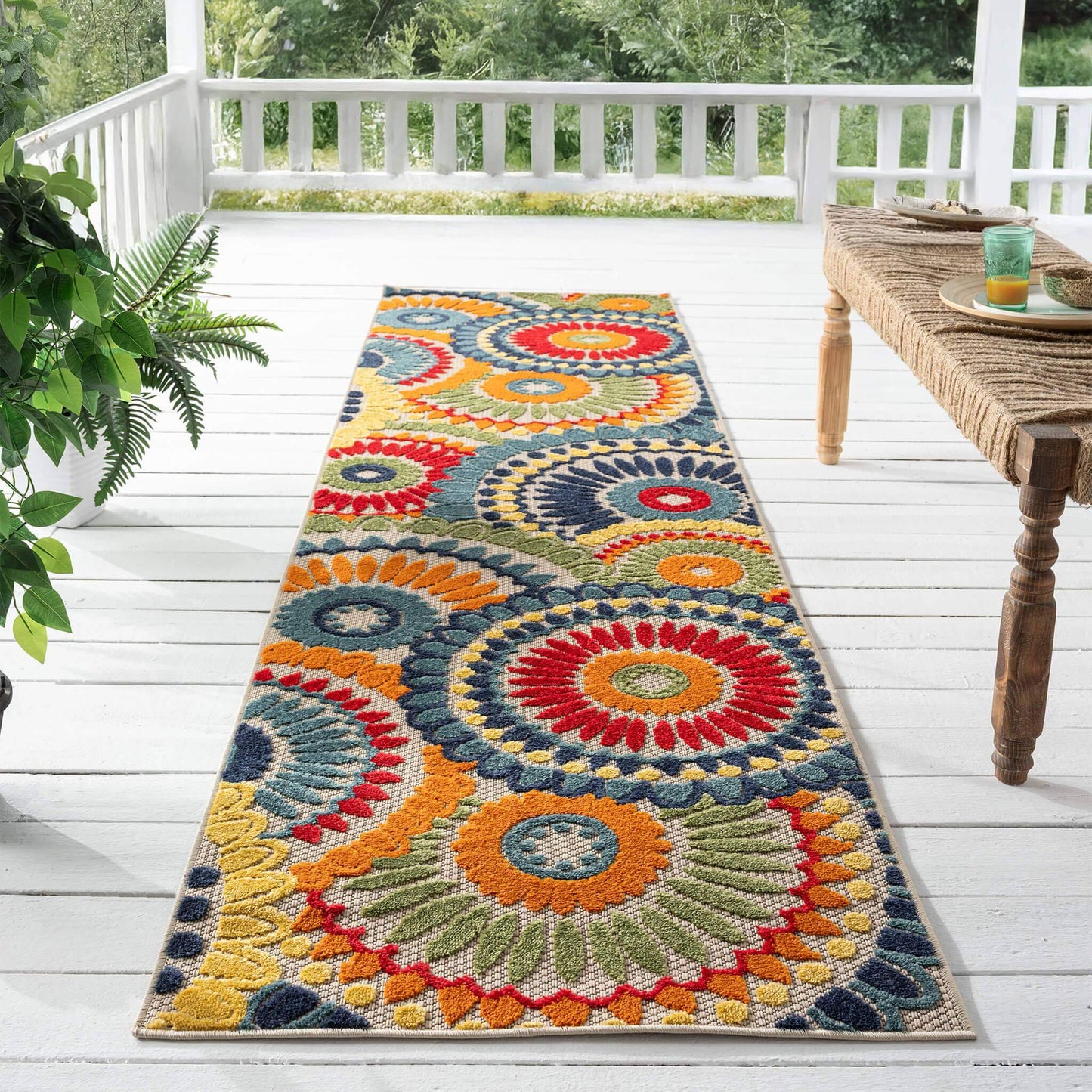 Paradise 538 Multi Runner Saray Rugs