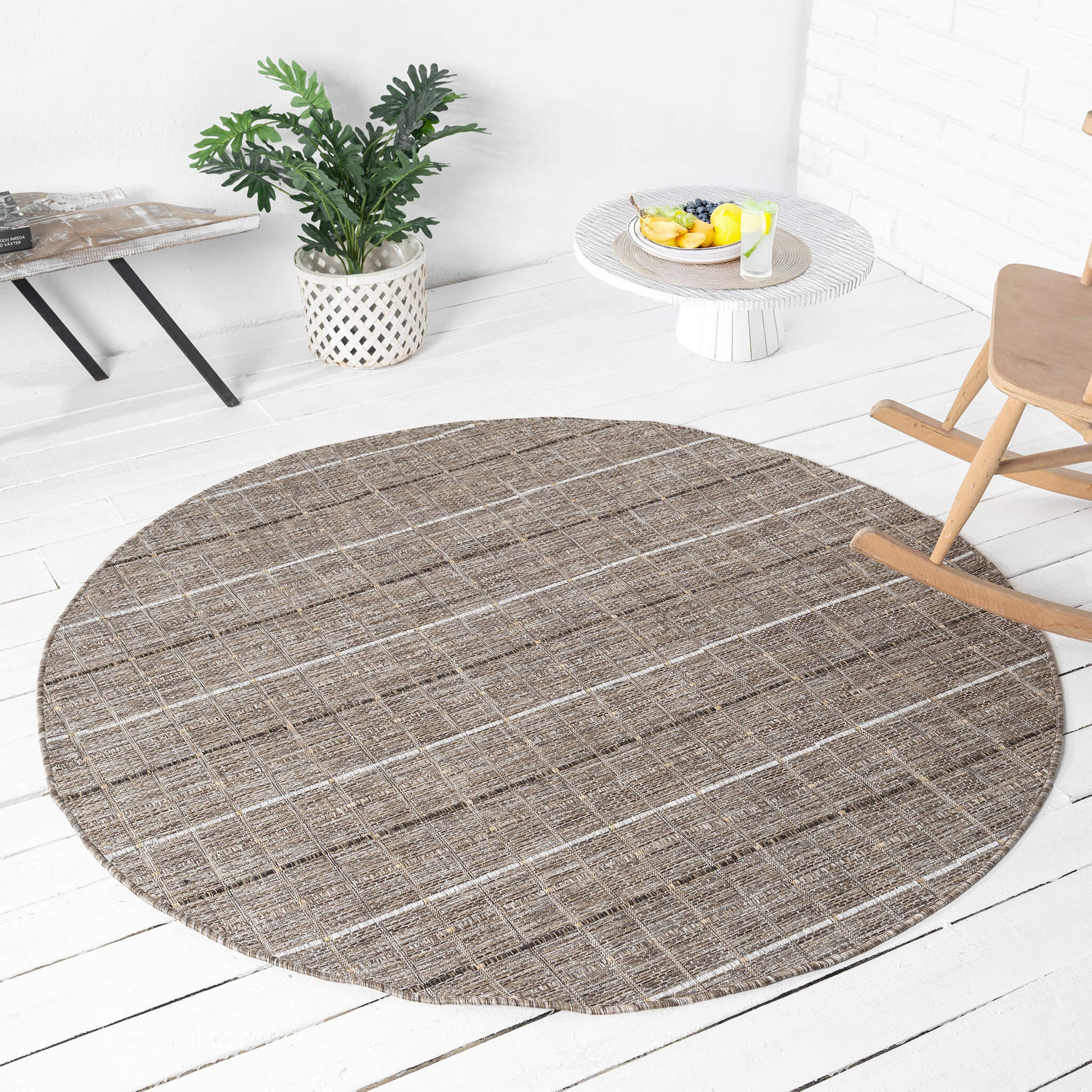 More Park 577 Natural Round Saray Rugs