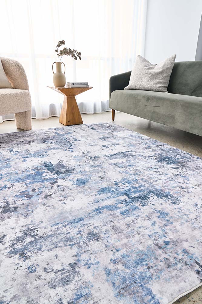 Revive Cato Blue Rug Rug Culture