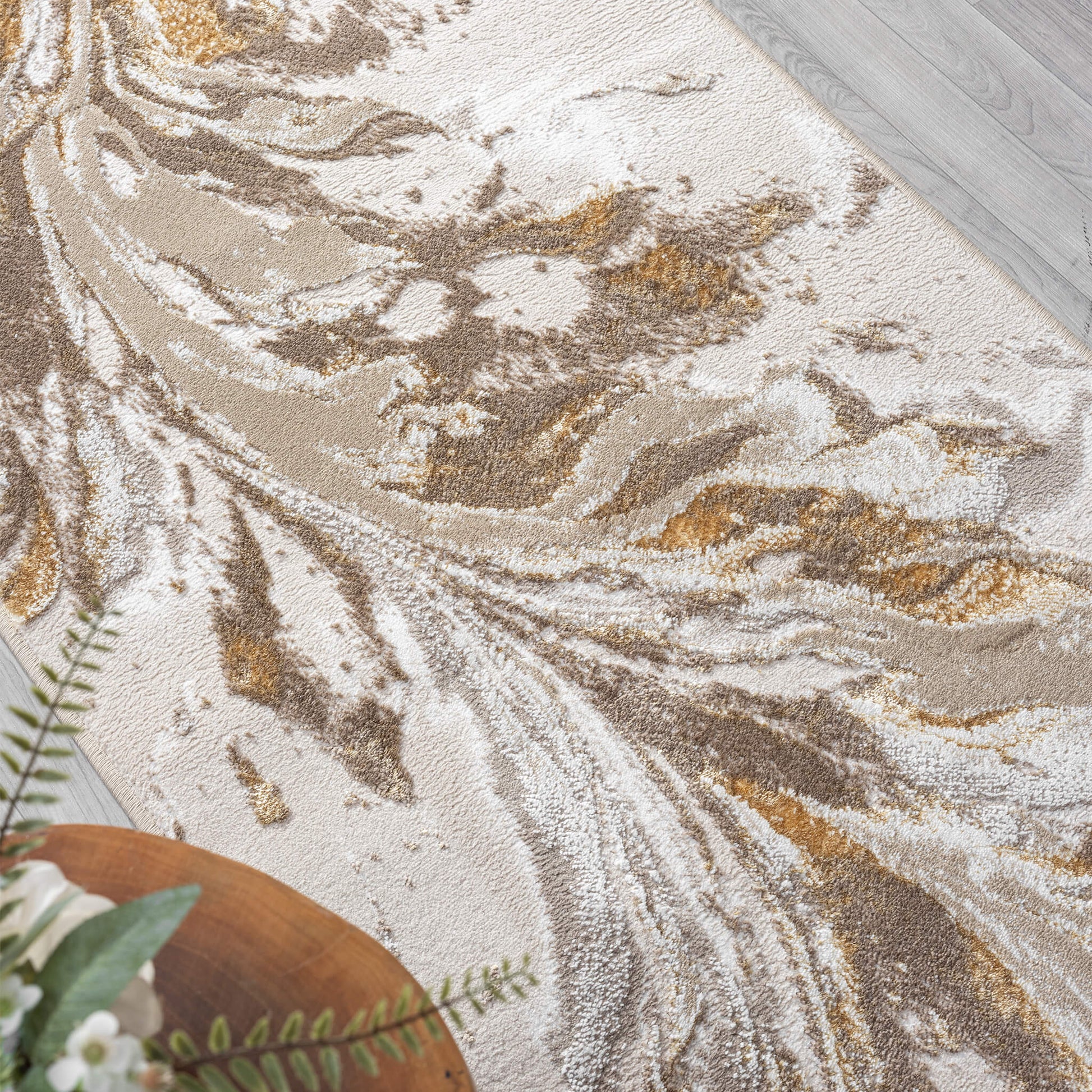Relic 515 Gold Runner Saray Rugs