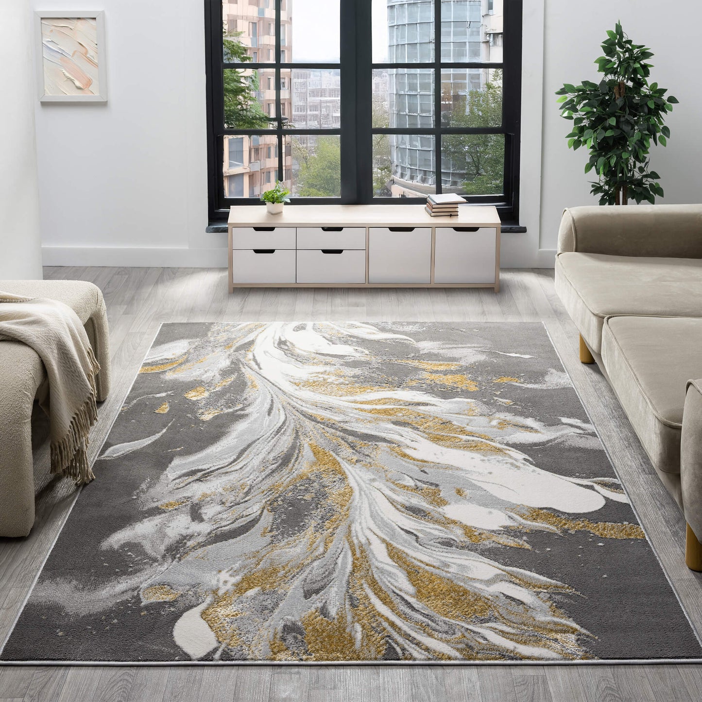 Relic 515 Slate Rug Saray Rugs