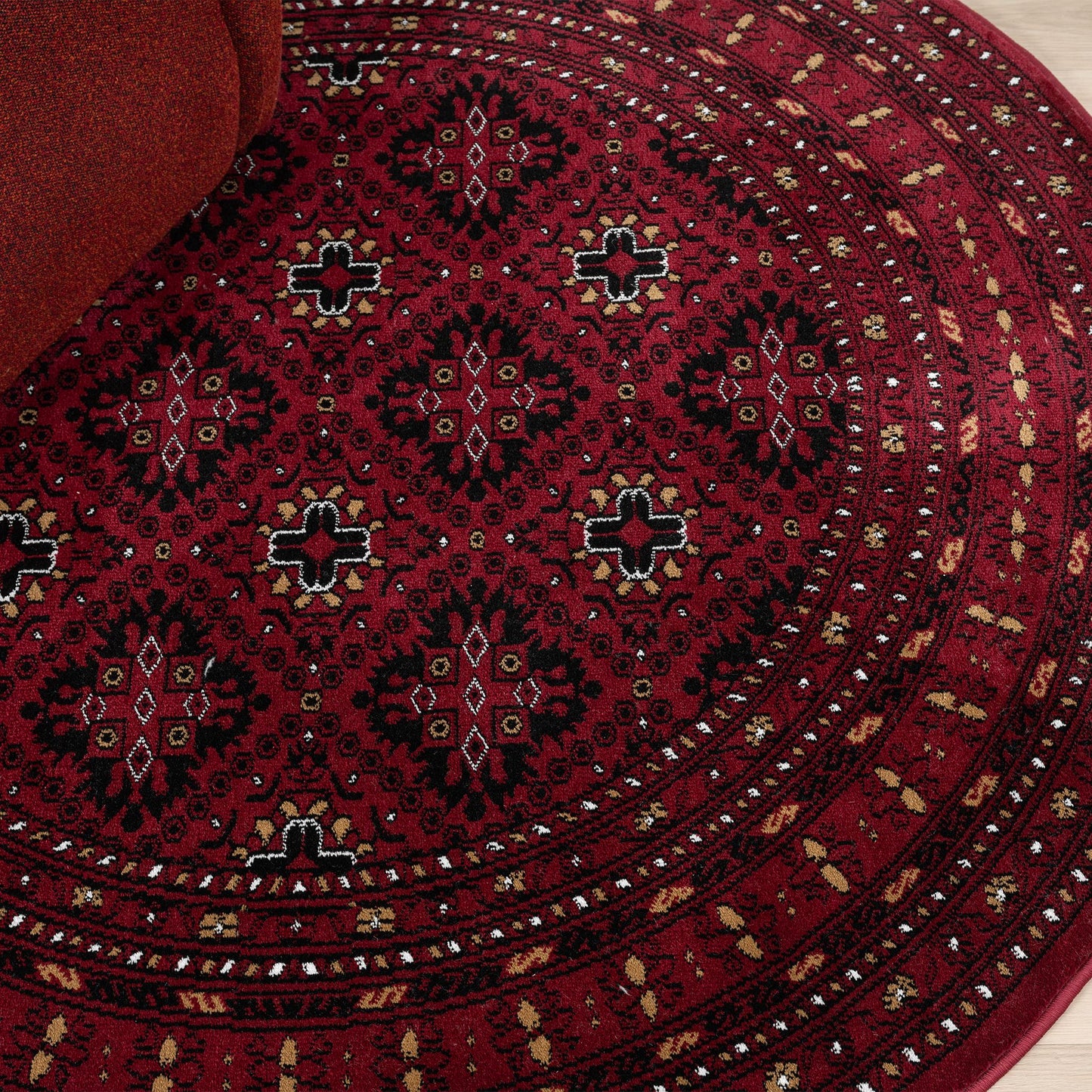 Empire 521 Red Round Rug Saray Rugs