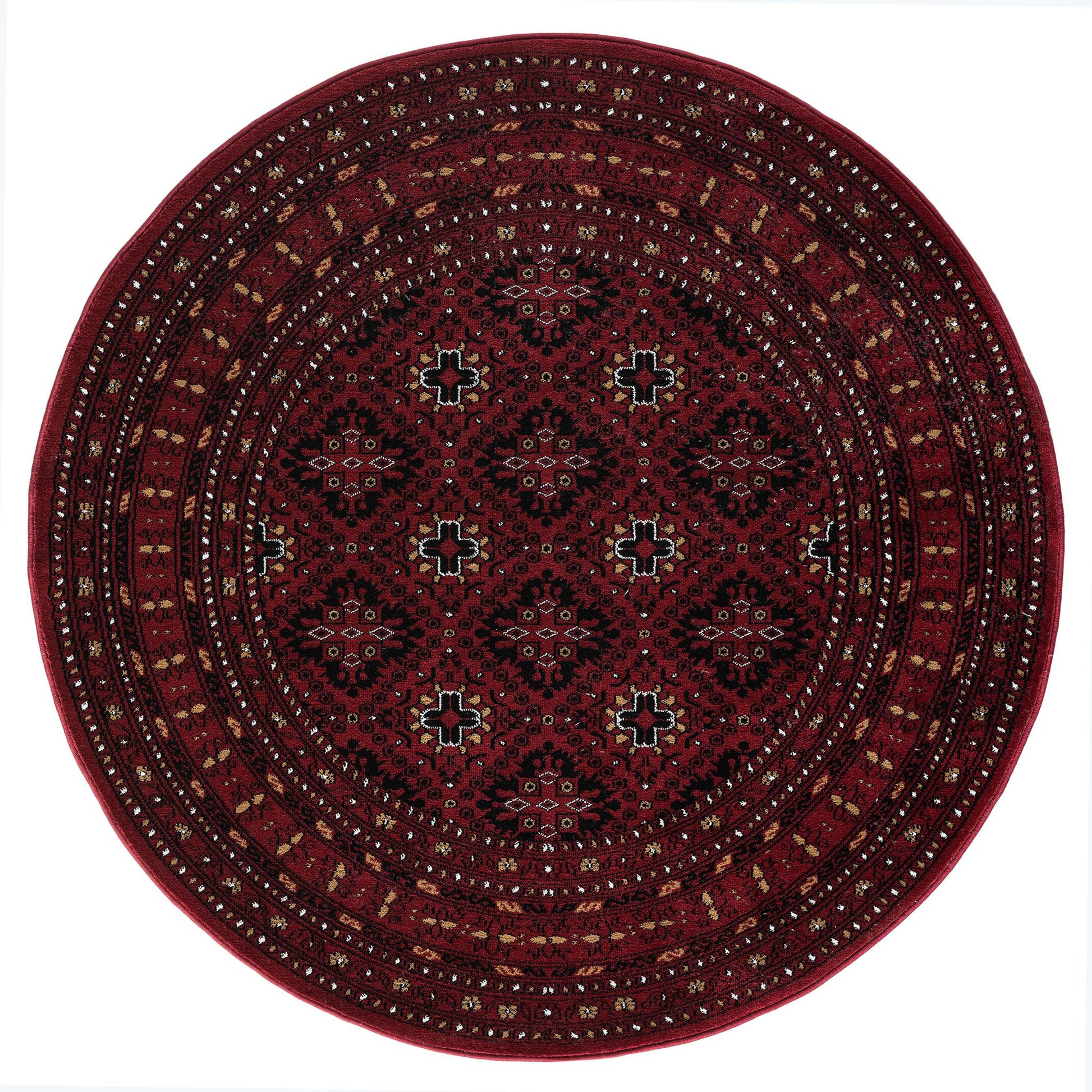 Empire 521 Red Round Rug Saray Rugs