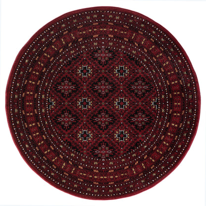 Empire 521 Red Round Rug Saray Rugs