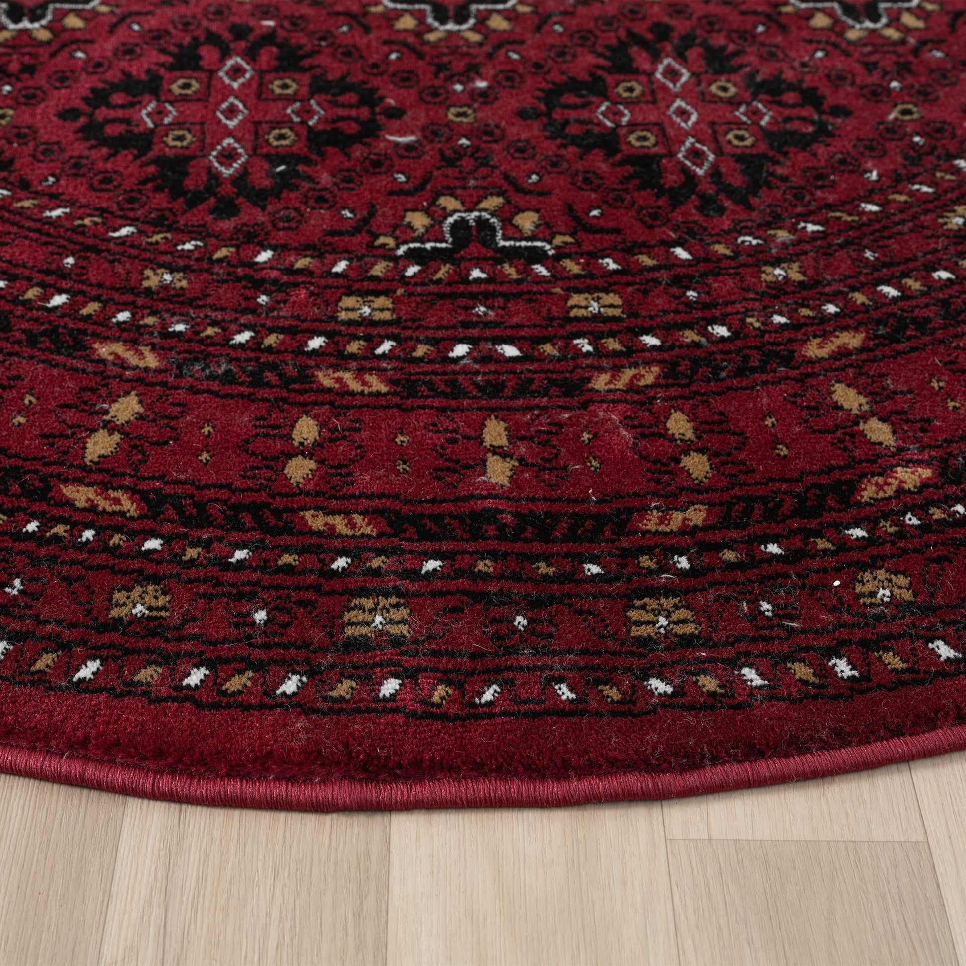 Empire 521 Red Round Rug Saray Rugs