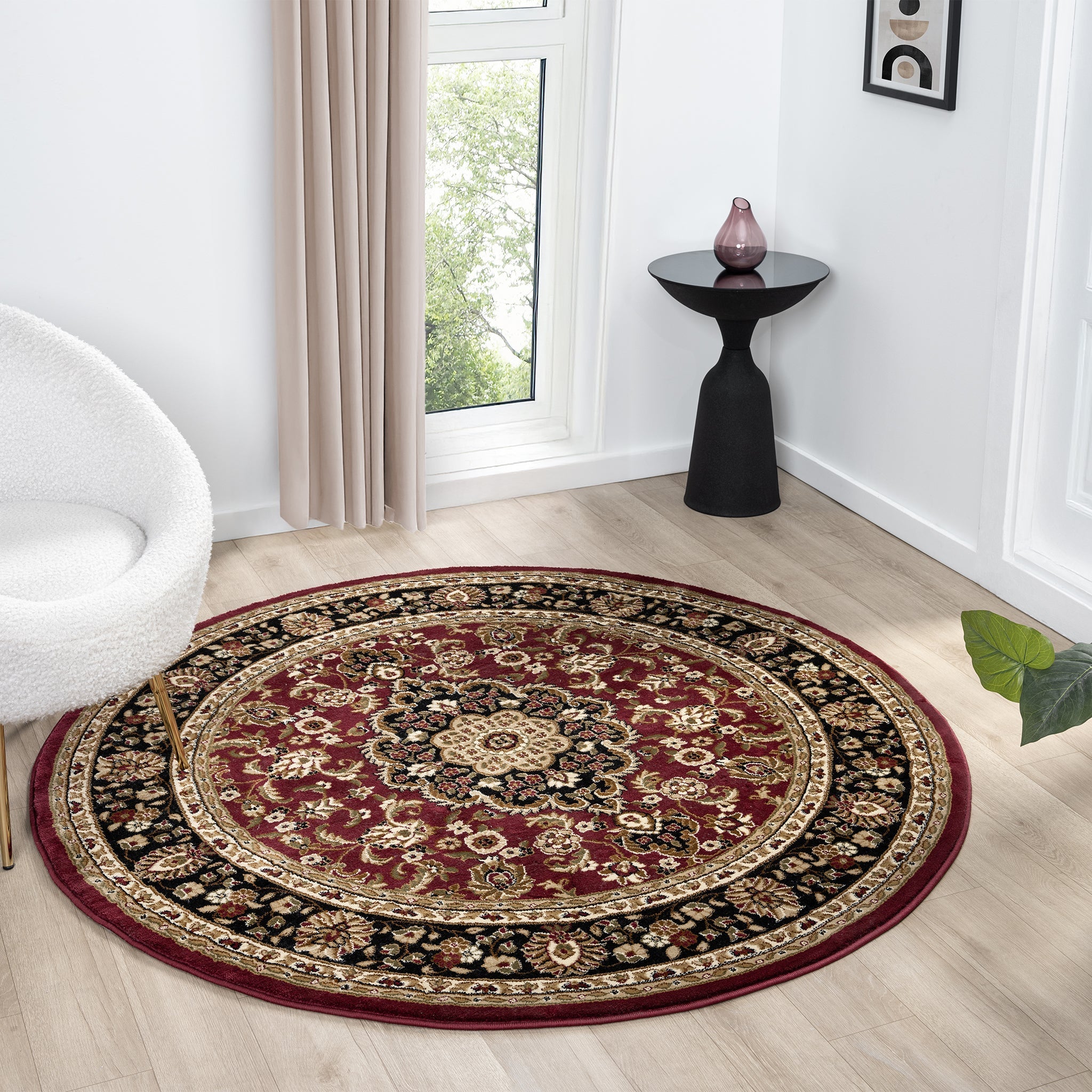 Buy Best Quality Empire 524 Red Round Rug Rugs at Star Rugs