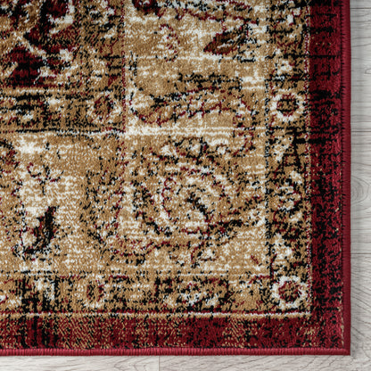 Empire 527 Red Hallway Runner Saray Rugs