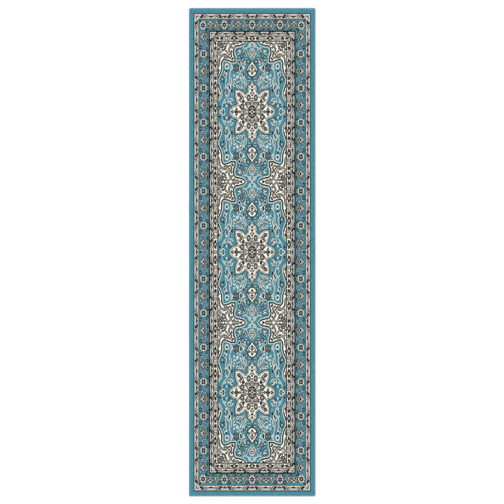 Budget Rugs 2567 Blue square Rug Saray Rugs