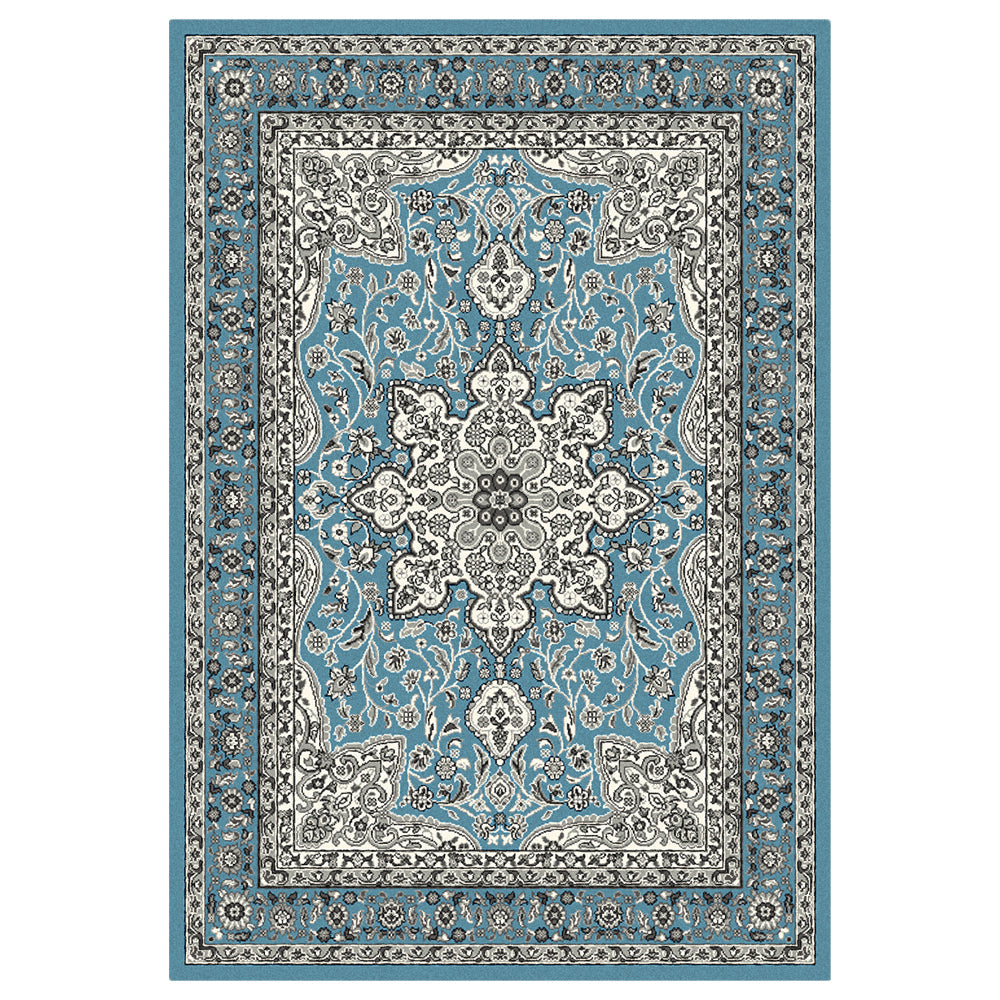 Budget Rugs 2567 Blue square Rug Saray Rugs