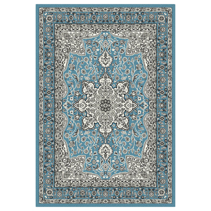 Budget Rugs 2567 Blue square Rug Saray Rugs