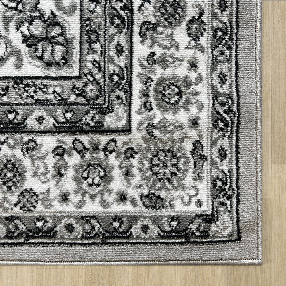 Budget Rugs 2567 grey square Rug Saray Rugs