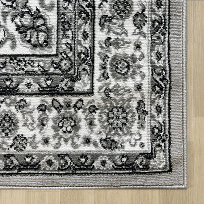 Budget Rugs 2567 grey square Rug Saray Rugs