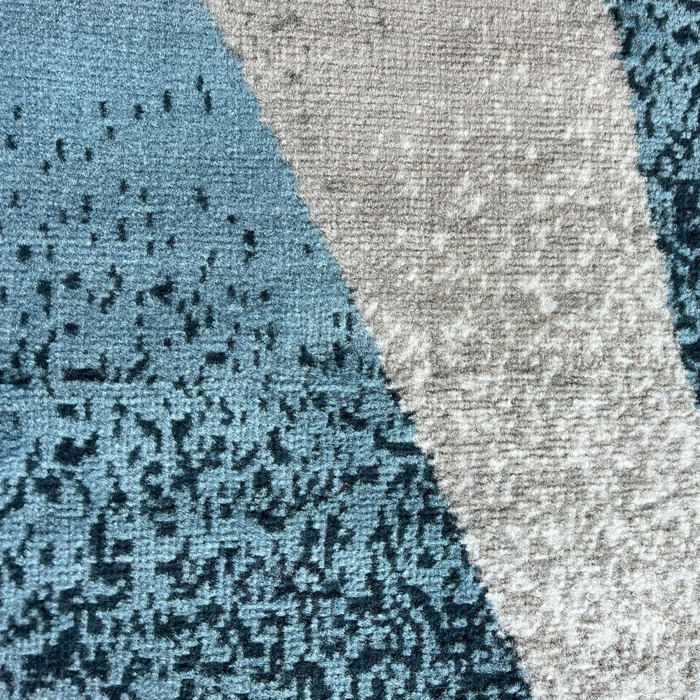 Budget Rugs 5197 Blue square Rug Saray Rugs