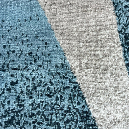 Budget Rugs 5197 Blue square Rug Saray Rugs