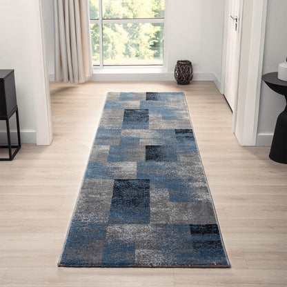 Slate 766 Blue Runner Saray Rugs