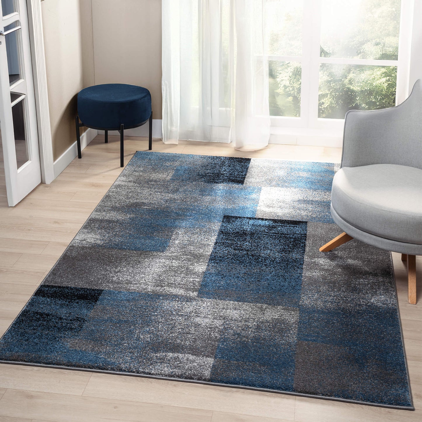 Slate 766 Blue Rug Saray Rugs