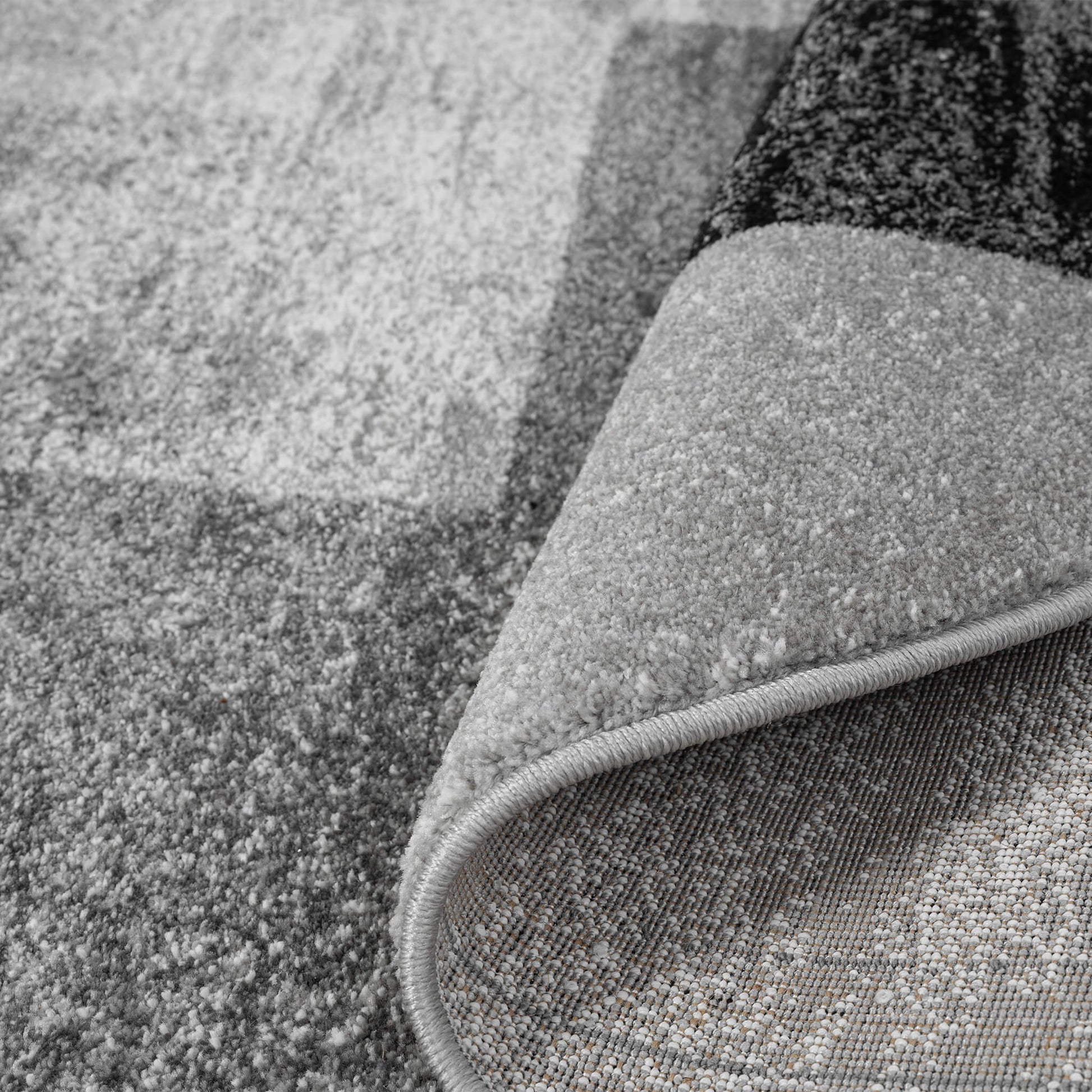 Slate 766 Grey Round Rug Saray Rugs