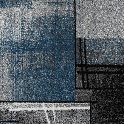 Slate 768 Blue Runner Saray Rugs