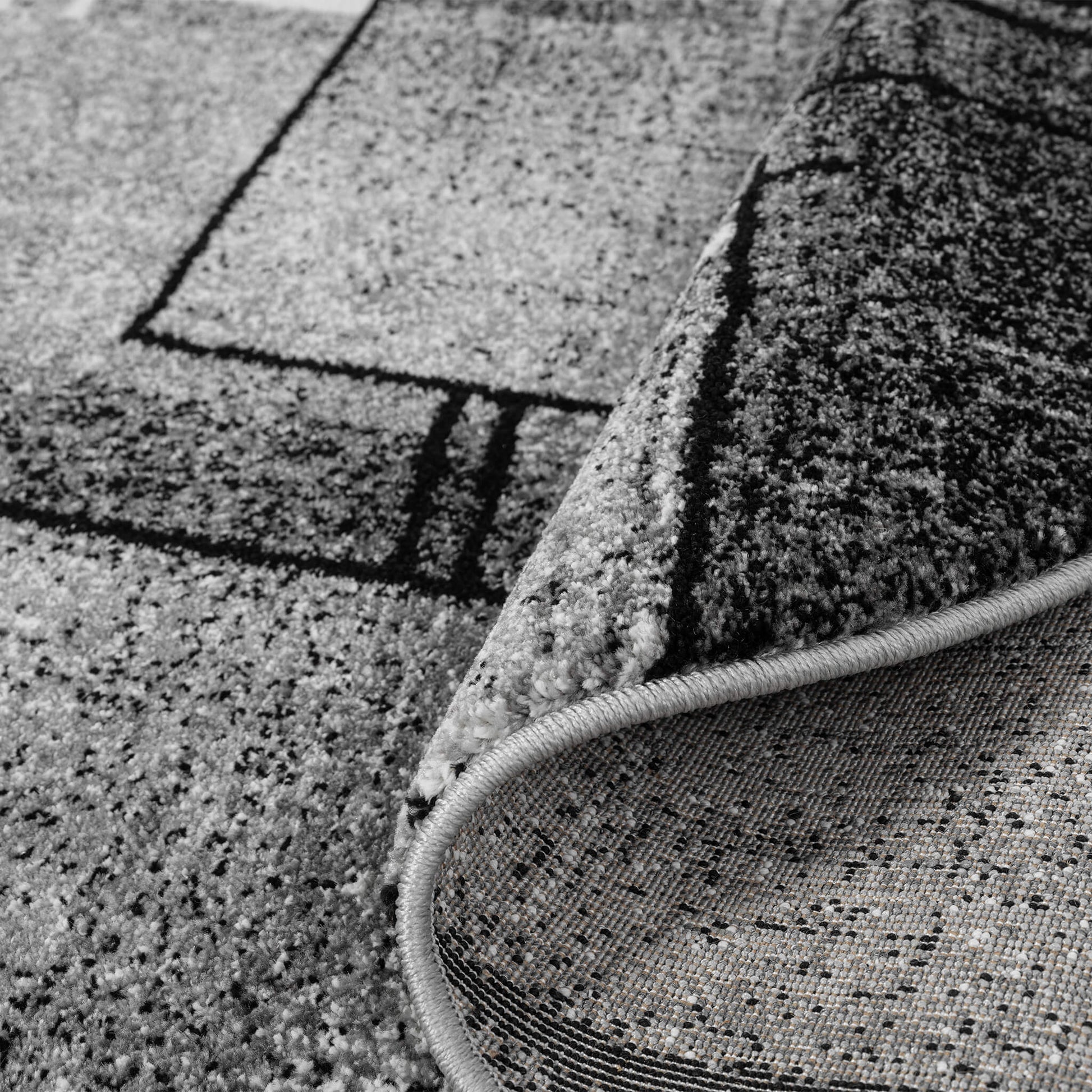 Slate 768 Grey Round Rug Saray Rugs