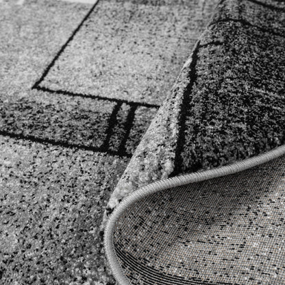 Slate 768 Grey Round Rug Saray Rugs