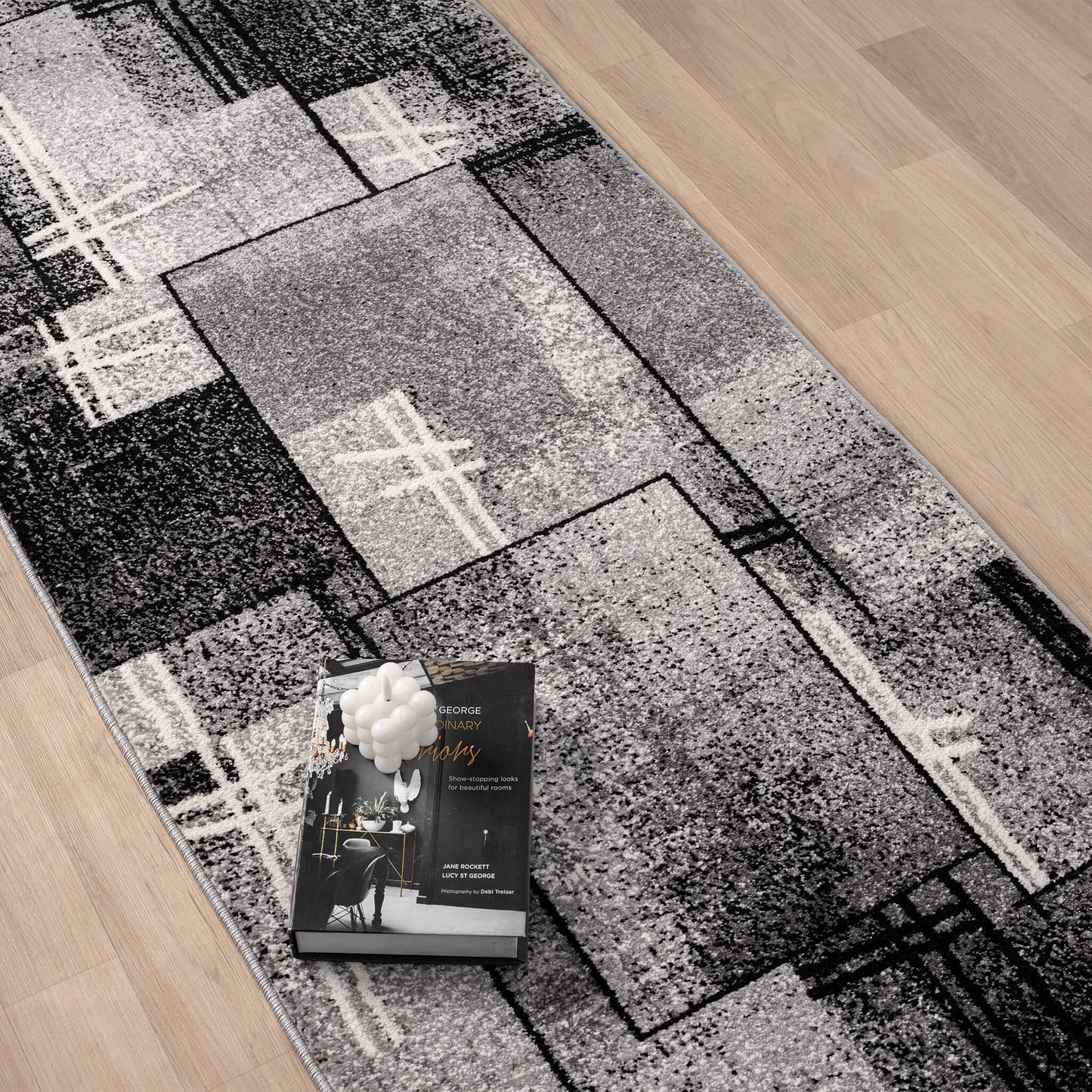 Slate 768 Grey Runner Saray Rugs