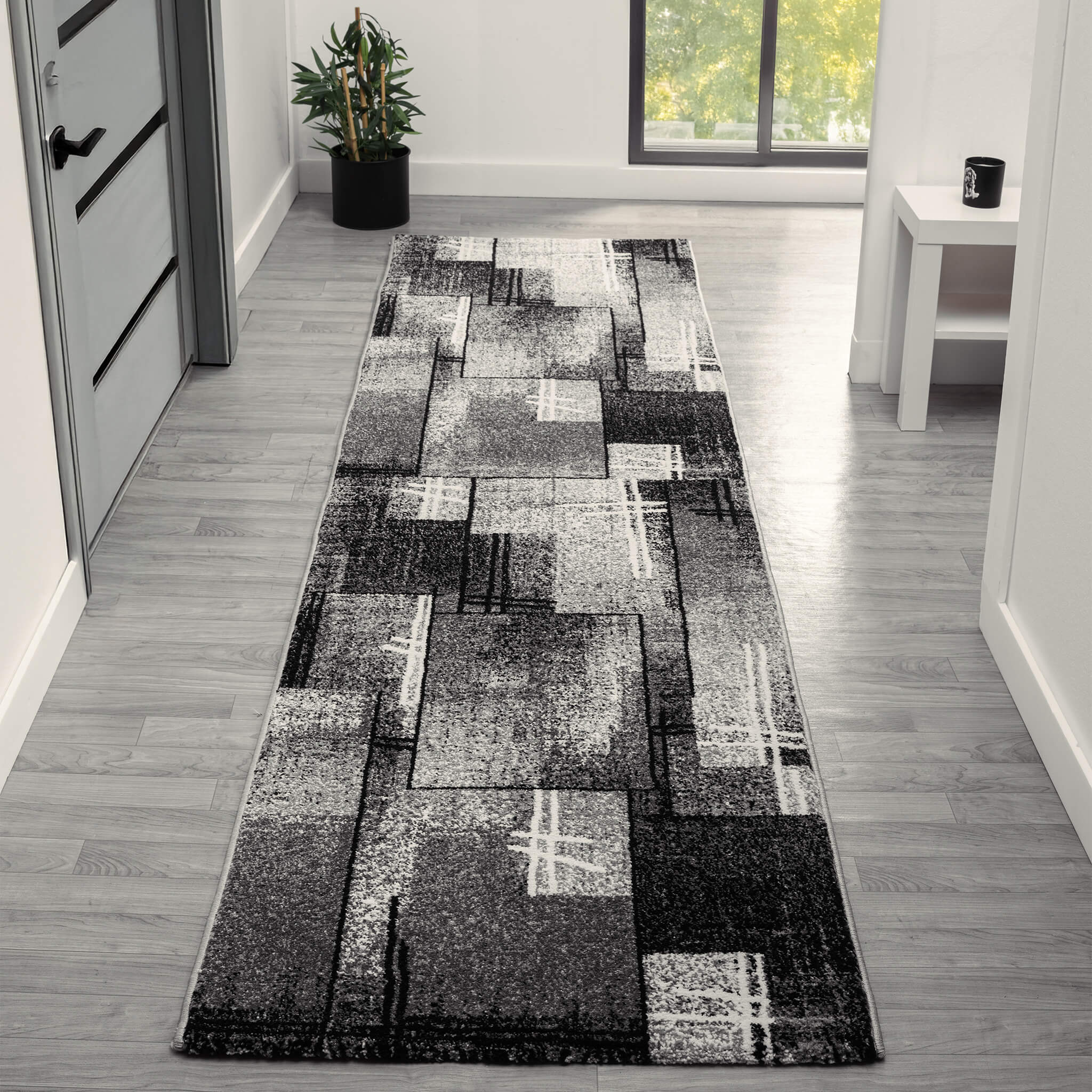 Slate 768 Grey Runner Saray Rugs