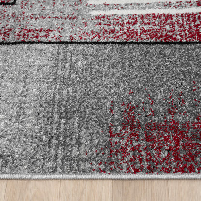 Slate 768 Red Runner Saray Rugs