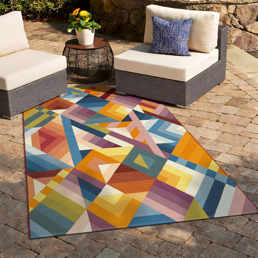 Verona Geo Multi Rug Rug Culture