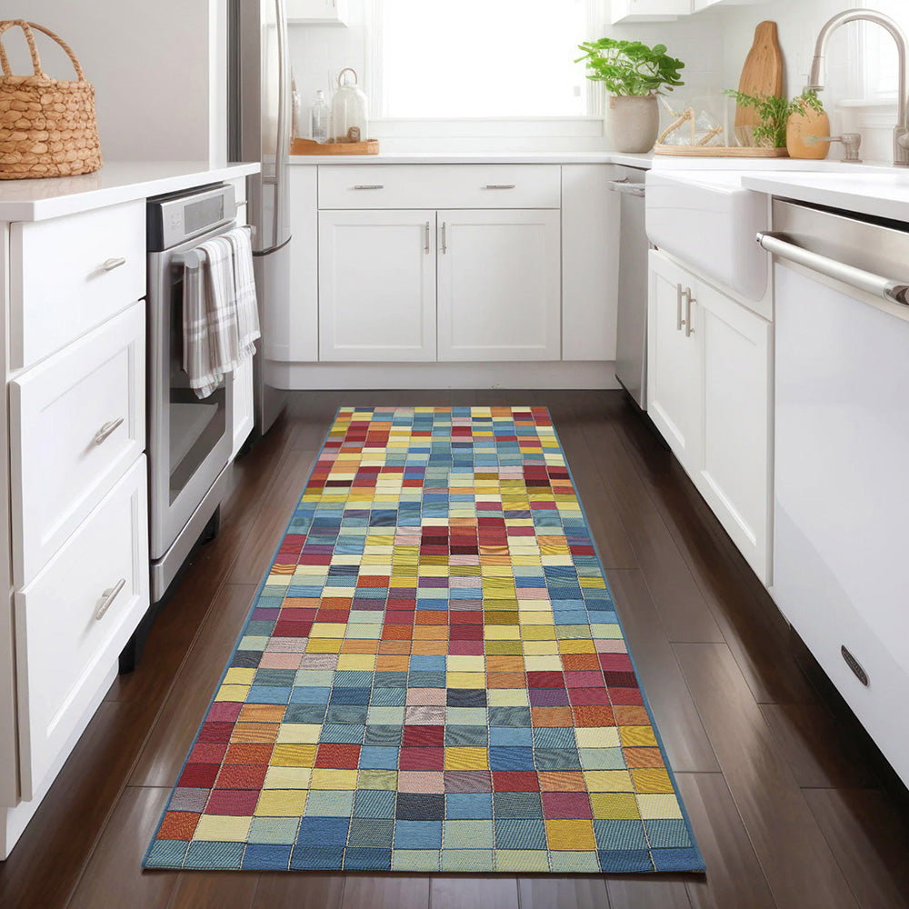 Verona Pixel Multi Runner Rug Rug Culture