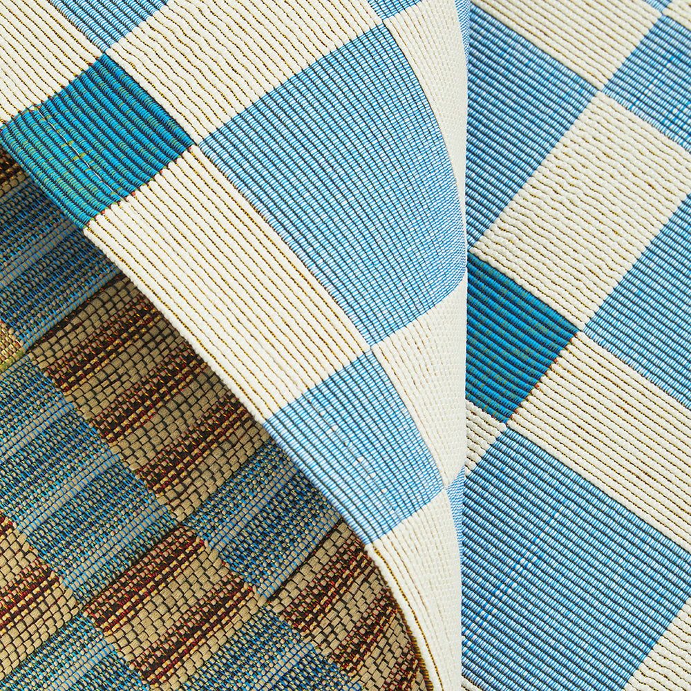 Verona Tito Blue Runner Rug Rug Culture