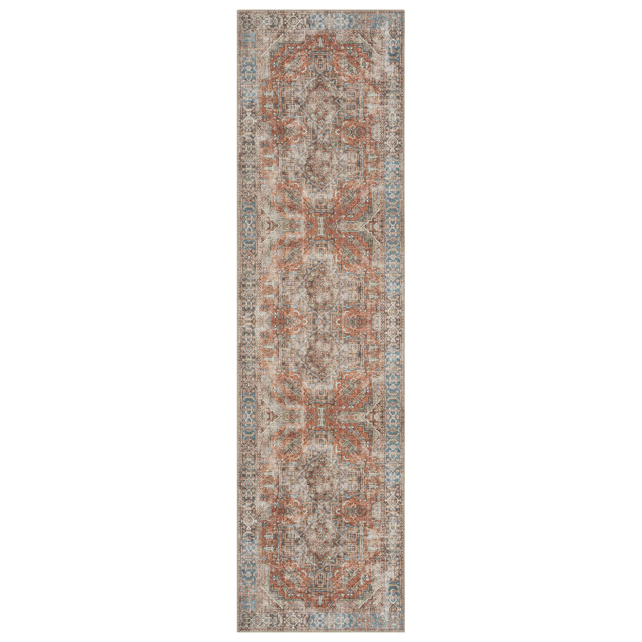 Vintage 741 Terra Hallway Runner Saray Rugs
