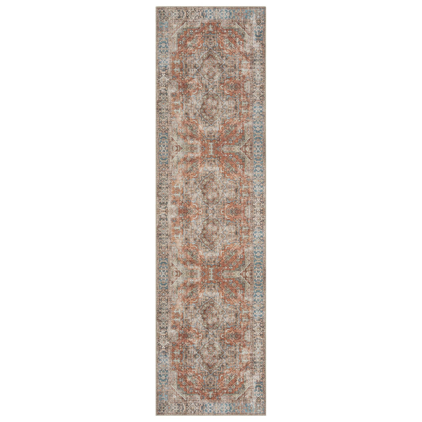Vintage 741 Terra Hallway Runner Saray Rugs