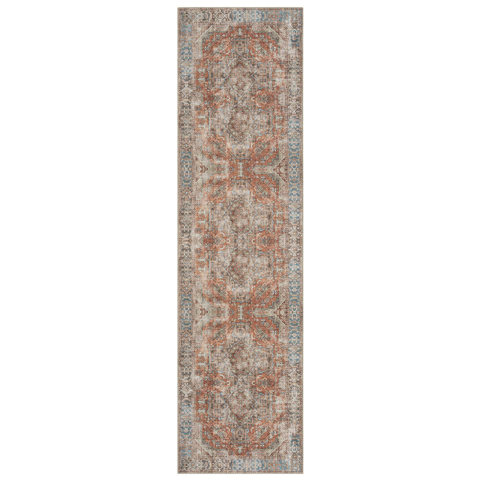 Vintage 741 Terra Hallway Runner Saray Rugs