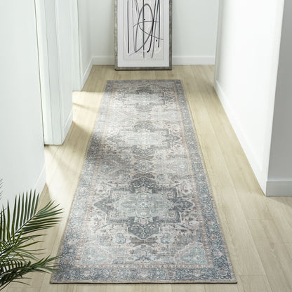 Vintage 743 Slate Hallway Runner Saray Rugs