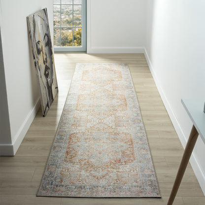 Vintage 744 Coral Hallway Runner Saray Rugs