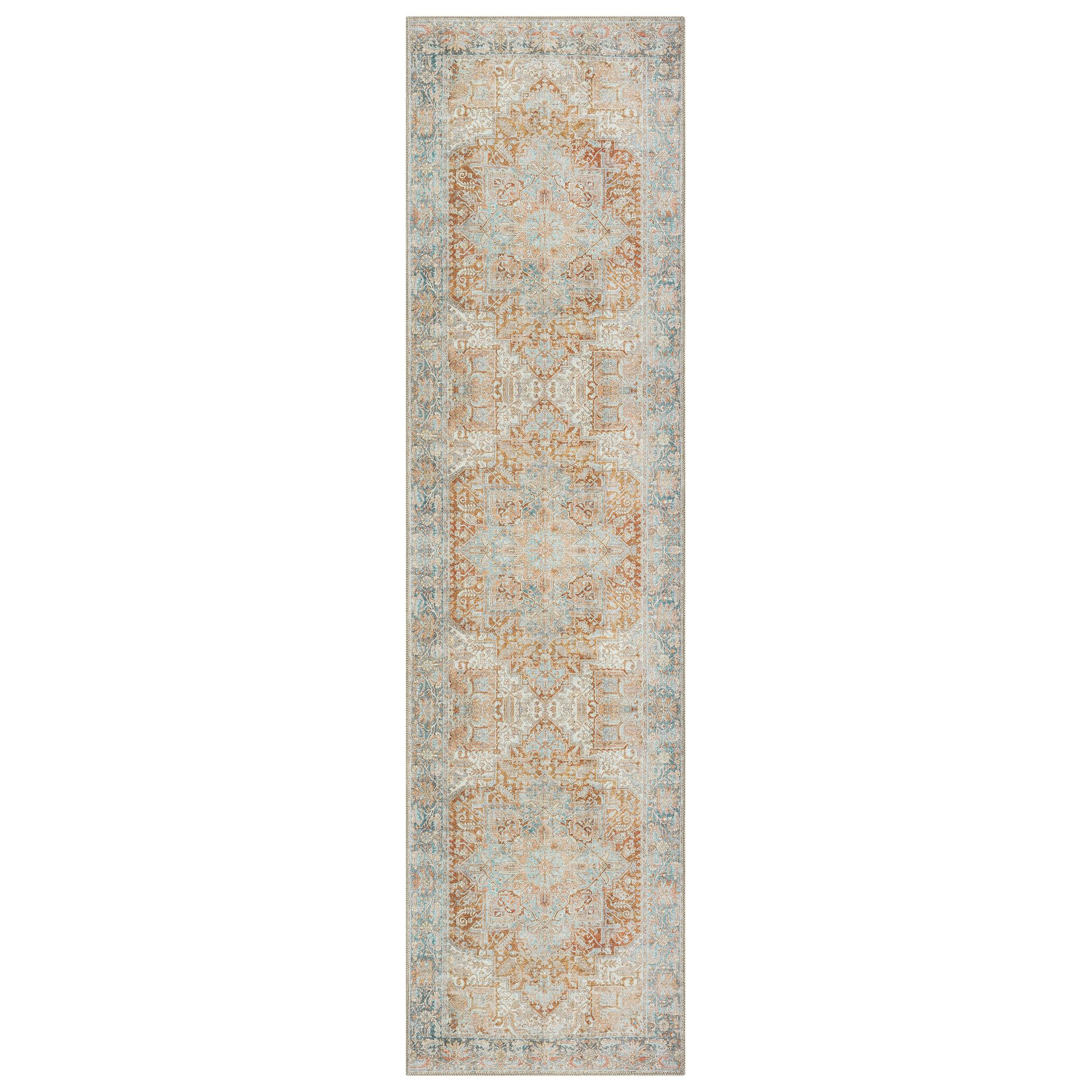Vintage 744 Coral Hallway Runner Saray Rugs