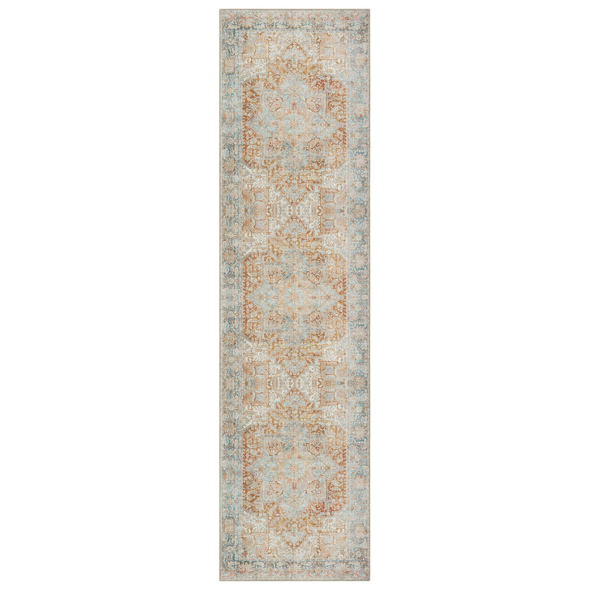 Vintage 744 Coral Hallway Runner Saray Rugs