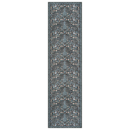 Vintage 747 Charcoal Hallway Runner Saray Rugs