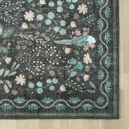 Vintage 747 Charcoal Rug Saray Rugs